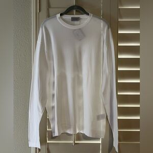 NWT - JOHN SMEDLEY Weatherby White LS